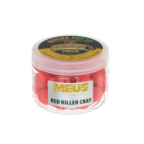 Boilies Challenge Pop Up 15 mm Red Killer Cray