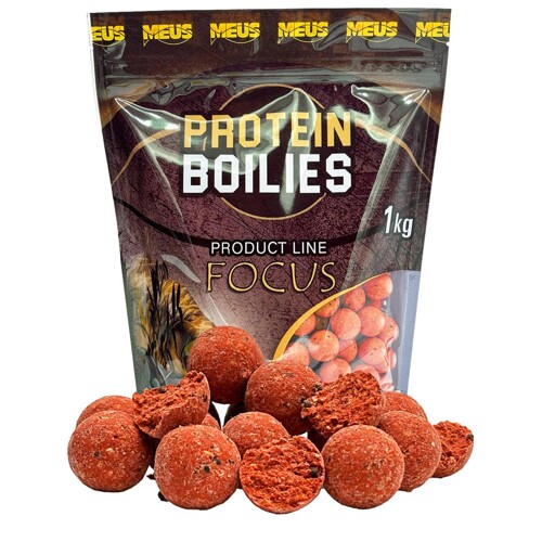 Boilies Focus Jahoda - Ryba